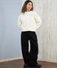 Hurley ハーレー カーディガン レディース シンプル ロゴ THERMAL CARDIGAN WCLS252047(BLK-M)