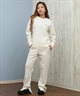 Hurley ハーレー ロングパンツ レディース サーマル ワッフル素材 ロゴ ワンポイント セットアップ対応 THERMAL PANTS WCPT252049(OWHT-M)
