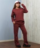 Hurley ハーレー ロングパンツ レディース サーマル ワッフル素材 ロゴ ワンポイント セットアップ対応 THERMAL PANTS WCPT252049(OWHT-M)
