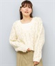 BILLABONG ビラボン ニット セーター カーディガン レディース ヒョウ柄 レオパード柄 バックプリント BF014-U05 ムラサキスポーツ限定(BLK-M)
