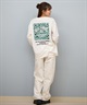 BILLABONG ビラボン 長袖 Tシャツ ロンT レディース バックプリント SQUARE LOGO BOY FIT LS TEE BF014-052(BLK-M)