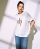 RIKKA FEMME リッカファム 半袖 Tシャツ レディース 箔プリント RF25SS09(WT/GD-FREE)