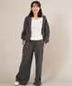 RIKKA FEMME リッカファム ロングパンツ レディース スウェットパンツ ポケット デザイン 裏毛 セットアップ対応 RF25FW10(CGY-FREE)