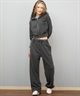 ROXY ロキシー ジップアップ パーカー レディース ウォッシュ加工 クロップド丈 ショート丈 セットアップ対応 YOLO ZIP RZP254034(BBK-S)
