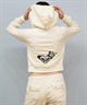 ROXY ロキシー × MANA ジップアップ パーカー レディース ベロア ショート丈 セットアップ対応 ROXY CRUISERS RZP254617T(NVY-M)