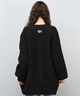 ROXY ロキシー ニット セーター カーディガン レディース ロング シンプル ロゴ MY HEART ウィメンズ カーディガン RSR254602T(BLK-M)