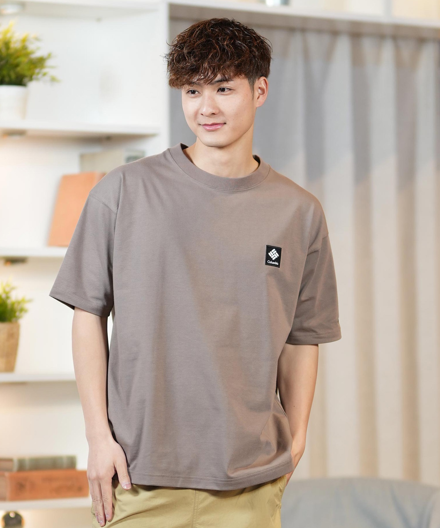 columbia コロンビア 半袖 Tシャツ メンズ バックプリント 吸湿速乾 PM0729 ムラサキスポーツ限定(10-S)