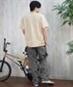 THRASHER スラッシャー 半袖 Tシャツ メンズ フロント刺繍 オーバーサイズ 252TH1ST040 ムラサキスポーツ限定(WHT-S)