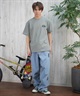 THRASHER スラッシャー 半袖 Tシャツ メンズ フロント刺繍 オーバーサイズ 252TH1ST040 ムラサキスポーツ限定(WHT-S)