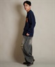 THRASHER スラッシャー ロングパンツ メンズ デニム パンツ Gパン 古着風 ウォッシュ加工 ダメージ加工 ヴィンテージ加工 254TH1LP140(BLK-M)