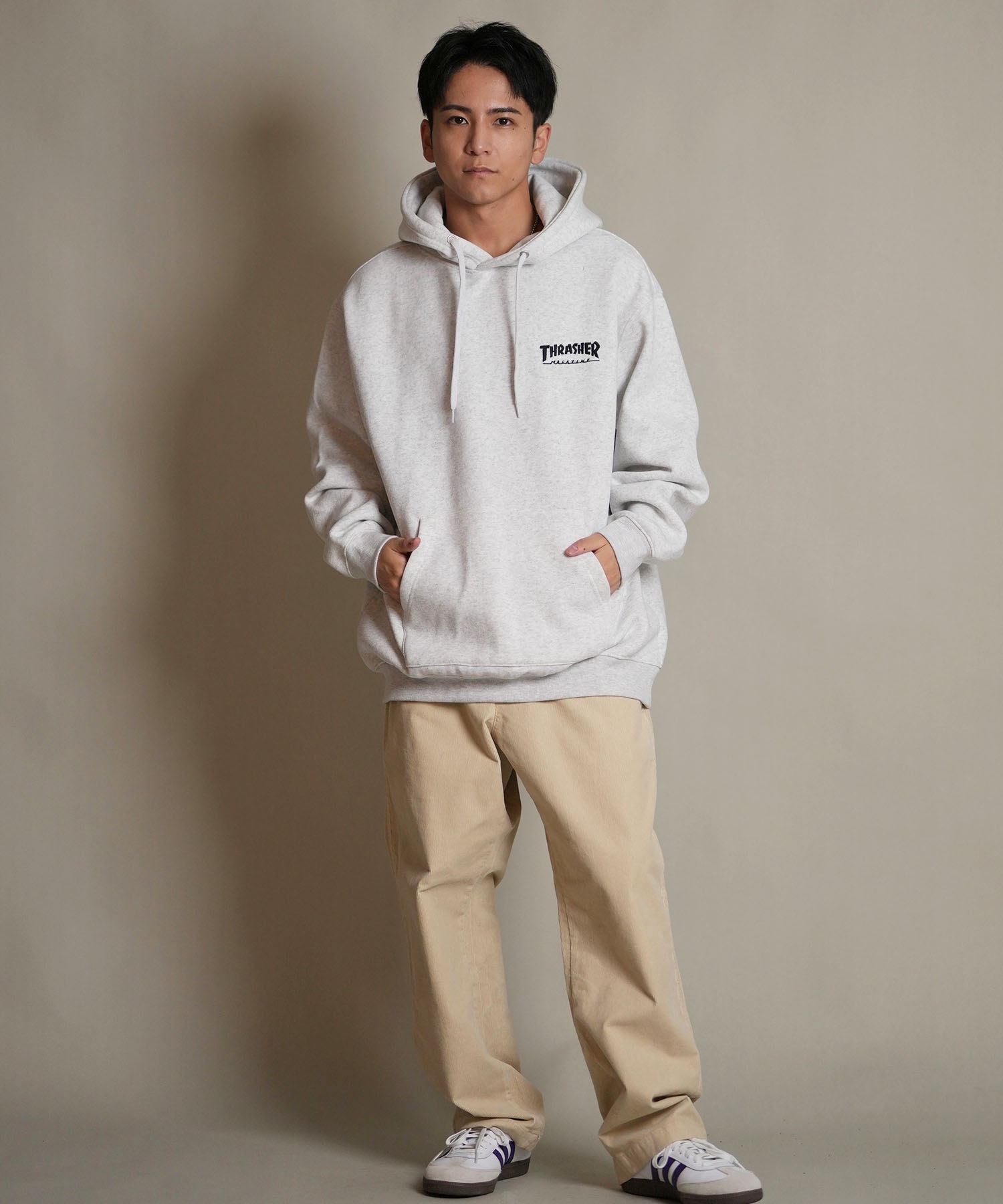 DEAR LAUREL ディアローレル ロングパンツ メンズ コーデュロイ CORDUROY PANTS D25F-3102(BRN-M)