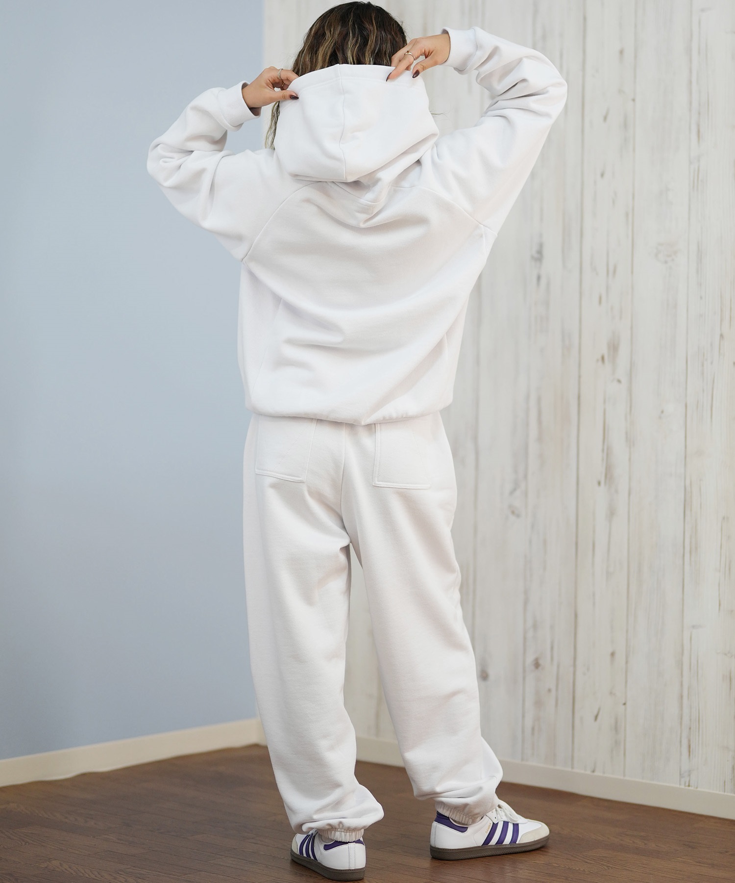 RVCA ルーカ プルオーバー パーカー レディース シンプル ロゴ 裏毛 RECESSION HOODIE BF044-009(PTK-S)