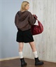 RVCA ルーカ ジップアップ パーカー レディース スウェット フーディー ショート丈 ロゴ 裏毛 NEAT ZIP HOODIE BF044-014(BLK-S)