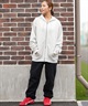 RVCA ルーカ ジップアップ パーカー レディース バックプリント ロゴ BF044-P02(BLK-M)