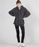 RVCA ルーカ ジップアップ パーカー レディース バックプリント ロゴ BF044-P02(BLK-M)