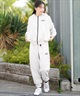 X-girl SPORTS エックスガールスポーツ ジップアップ パーカー レディース クロップド丈 ショート丈 ロゴ セットアップ対応 155253012001(BK-M)