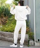 X-girl SPORTS エックスガールスポーツ ジップアップ パーカー レディース クロップド丈 ショート丈 ロゴ セットアップ対応 155253012001(BK-M)