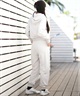 X-girl SPORTS エックスガールスポーツ プルオーバー パーカー レディース クロップド丈 ショート丈 ロゴ 155253012002(BK-M)