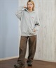 X-GIRL エックスガール ジップアップ パーカー レディース バックプリント ロゴ HEART ZIP UP HOODIE 105253012024(ASH-S)