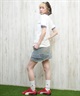 X-girl エックスガール 半袖 Tシャツ レディース リンガーシャツ フロントロゴ LOGO S S RINGER CLASSIC TEE 105251011031(BLACK-S)