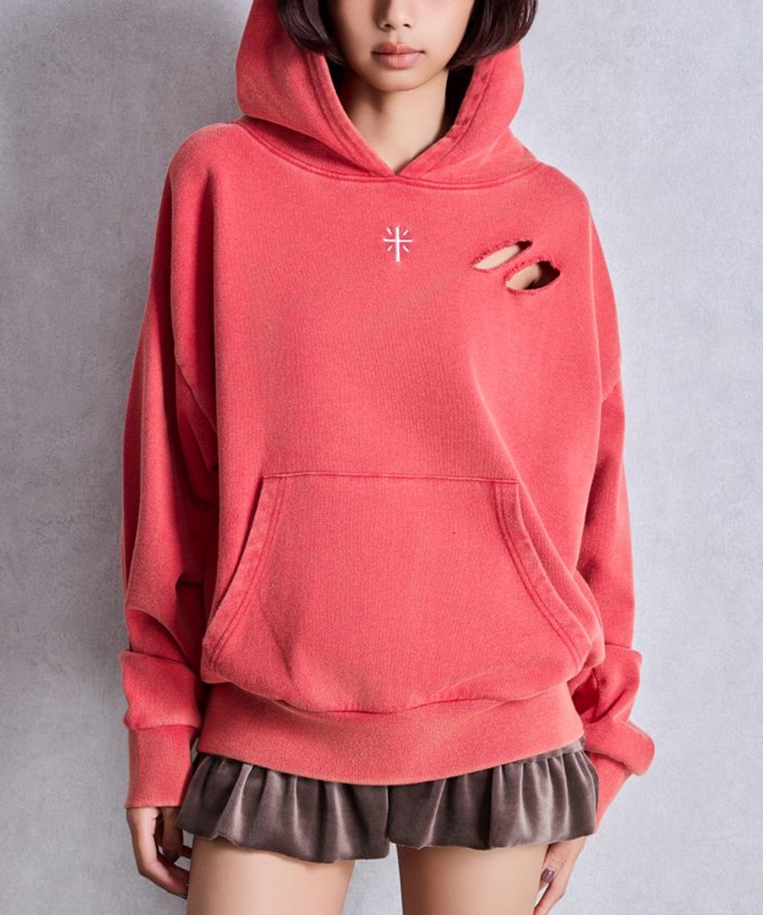 GYDA ジェイダ プルオーバー パーカー レディース GENUINE BUNNY スウェット パーカー 072552703101(O.WHT-FREE)
