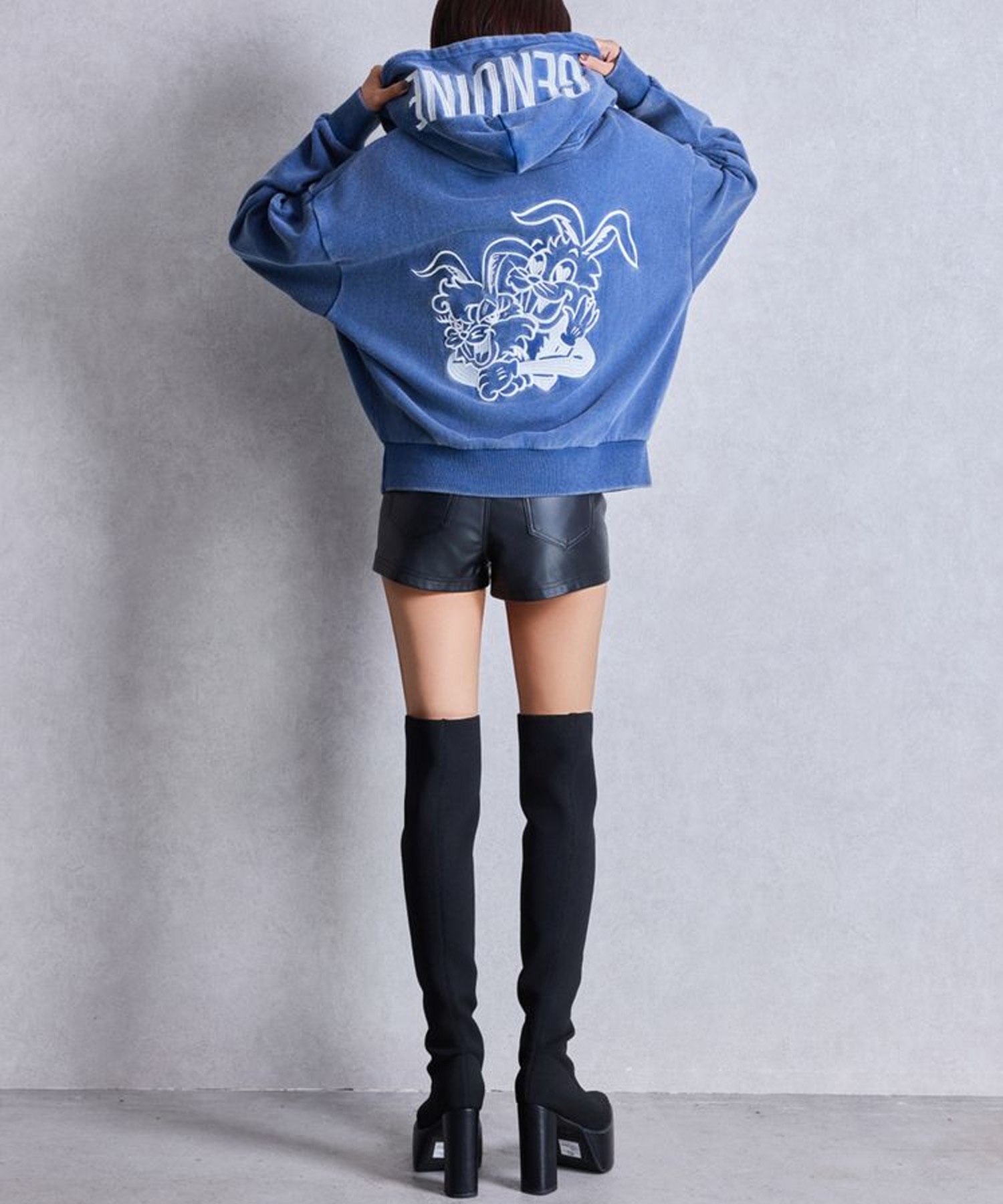GYDA ジェイダ プルオーバー パーカー レディース GENUINE BUNNY スウェット パーカー 072552703101(O.WHT-FREE)