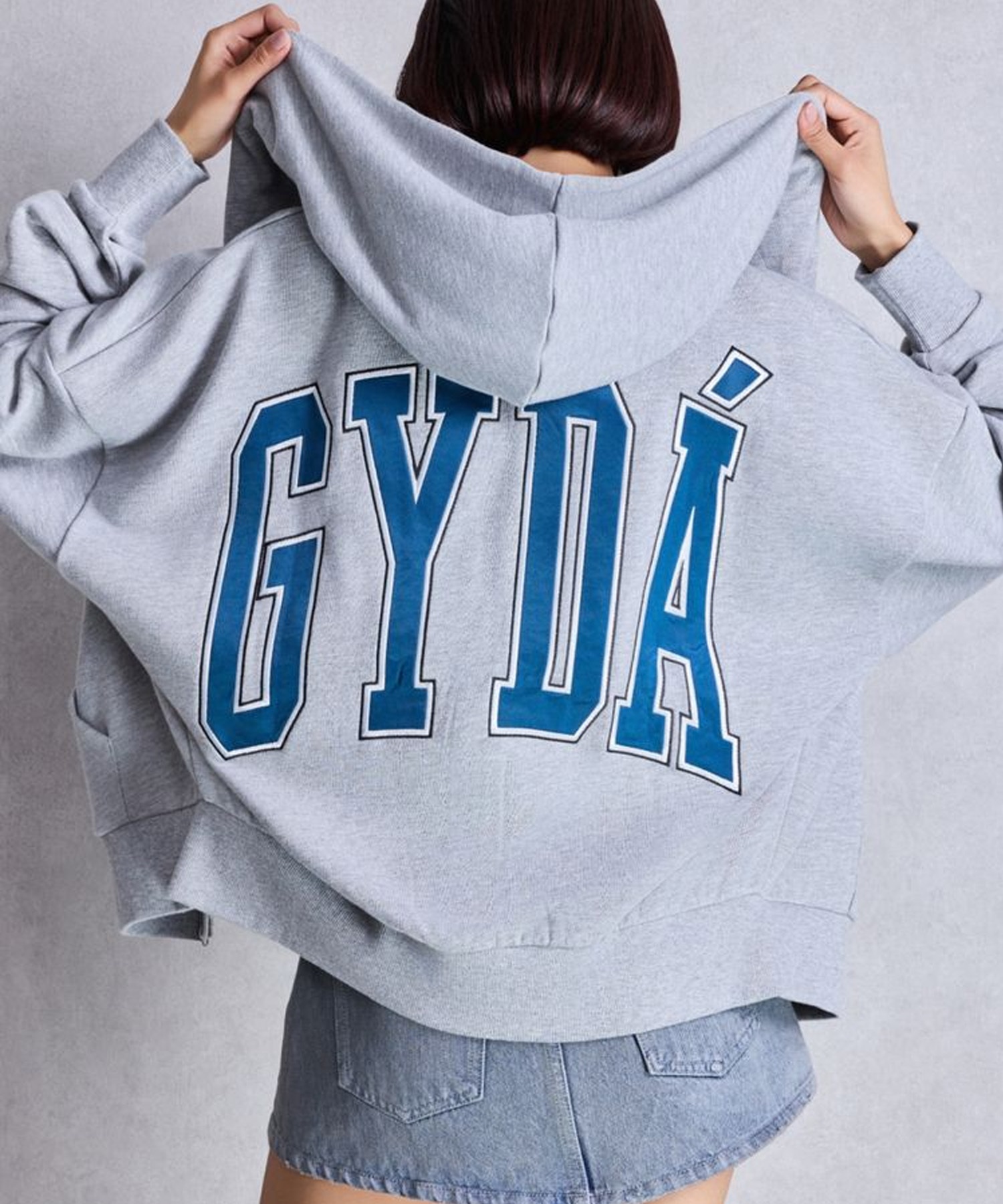 GYDA ジェイダ ジップアップ パーカー レディース GYDA LOOSE スウェット ZIP UP パーカー 072552908001(O.WHT-FREE)
