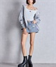 GYDA ジェイダ ジップアップ パーカー レディース GYDA LOOSE スウェット ZIP UP パーカー 072552908001(O.WHT-FREE)