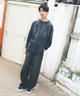 UMBRO アンブロ × Younger Song ヤンガーソング コラボ 長袖 Tシャツ ロンT MD27-LST02A ムラサキスポーツ限定(BLACK-S)