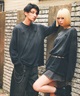 UMBRO アンブロ × Younger Song ヤンガーソング コラボ 長袖 Tシャツ ロンT MD27-LST02B ムラサキスポーツ限定(BLACK-S)