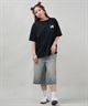 LURKING CLASS ラーキングクラス 半袖 Tシャツ レディース オーバーサイズ ユニセックス ST25STM01W ムラサキスポーツ限定(BLACK-M)