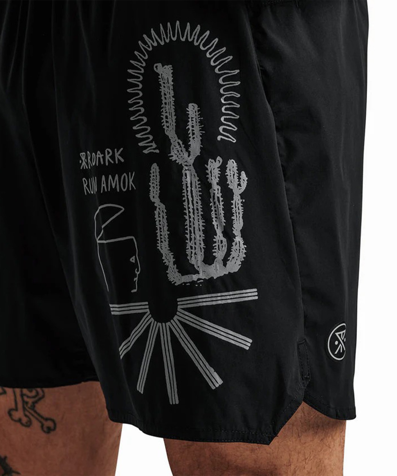 ROARK RUN AMOK ロアーク ランアモック ハーフパンツ ショートパンツ メンズ 軽量 ALTA 5 RS325-BLK(BLACK-S)