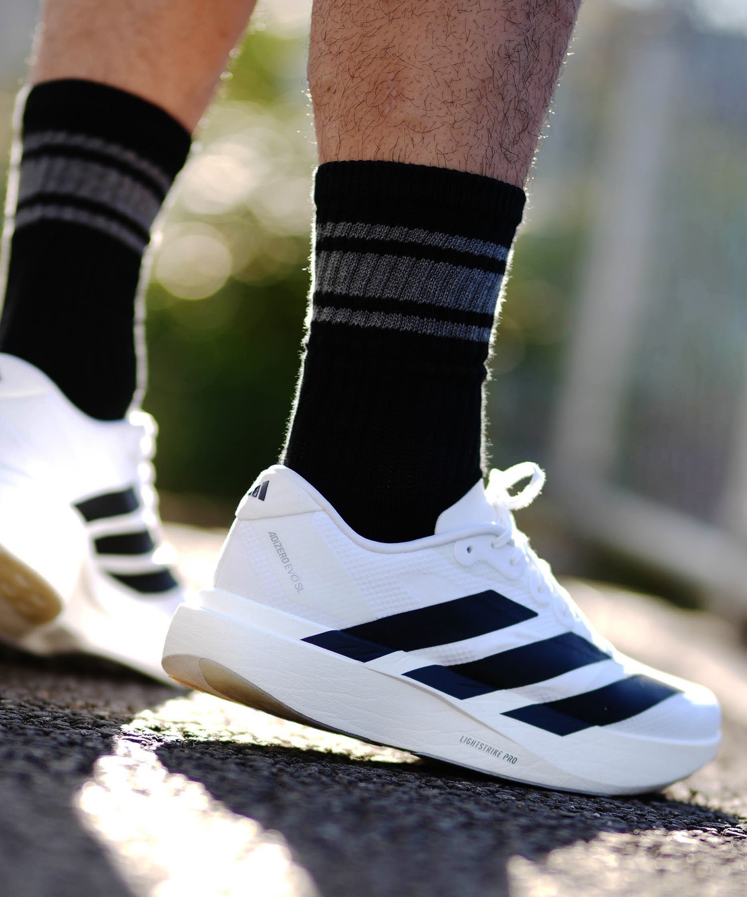adidas アディダス アディゼロ エボ エスエル ウーブン JR1912 シューズ スニーカー ライフスタイル メンズ(WT/BK-26.0cm)
