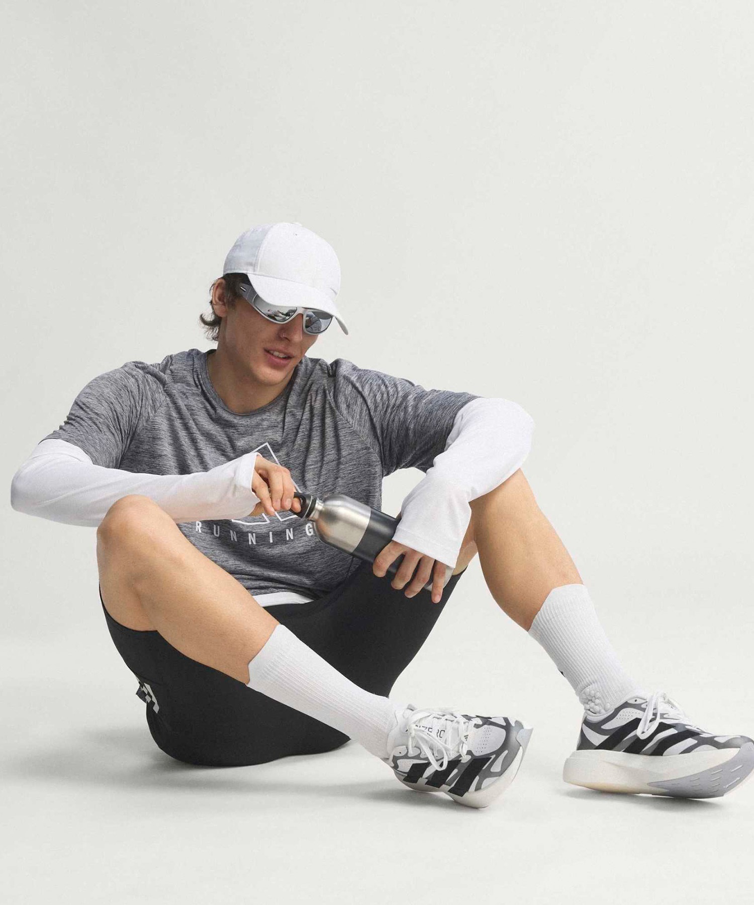 adidas アディダス アディゼロ エボ エスエル エクソ KI4763 シューズ スニーカー ライフスタイル メンズ(WT/SL-26.0cm)