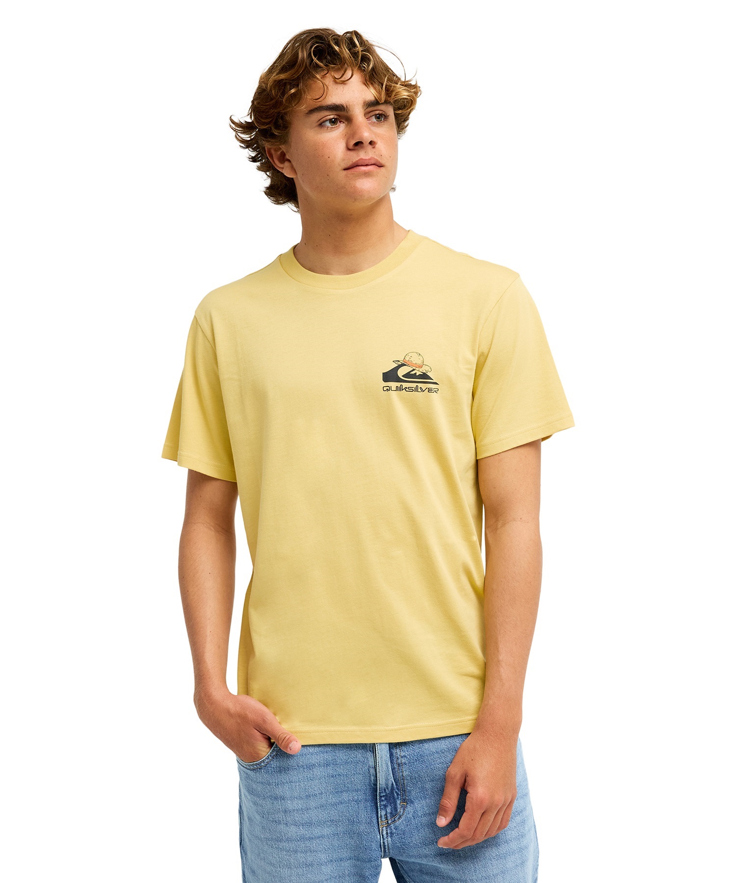 QUIKSILVER クイックシルバー  半袖 Tシャツ メンズ コラボ ONE PIECE X QUIKSILVER MERRY SS EQYZT08510(PLA0-S)