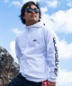 QUIKSILVER クイックシルバー 水着 ラッシュガード ジップアップ パーカー メンズ UVカット 接触冷感 速乾 水陸両用 QLY261009(WHT-M)