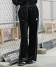 SANTACRUZ サンタクルーズ ロングパンツ レディース ベロア生地 セットアップ対応 502261531 ムラサキスポーツ限定(BLACK-M)