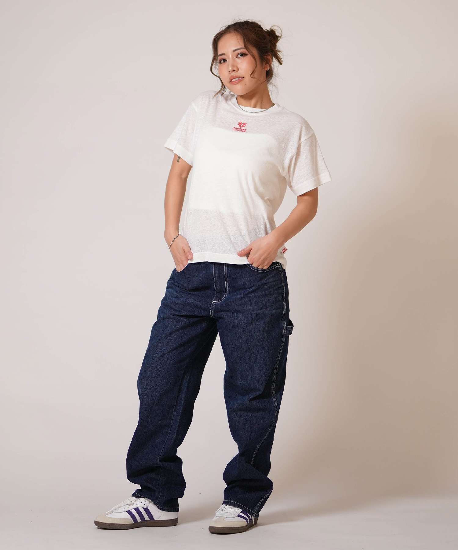 TAHCHEE ターチー 半袖 Tシャツ レディース プリントTEE TC260900-02(WHTA-M)