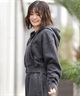 DC ディーシー ジップアップ パーカー レディース クロップド丈 ショート丈 26 WS HIDDEN SHORT Z LZH261309(BKS-M)