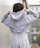 DC ディーシー ジップアップ パーカー レディース クロップド丈 ショート丈 26 WS HIDDEN SHORT Z LZH261309(BKS-M)