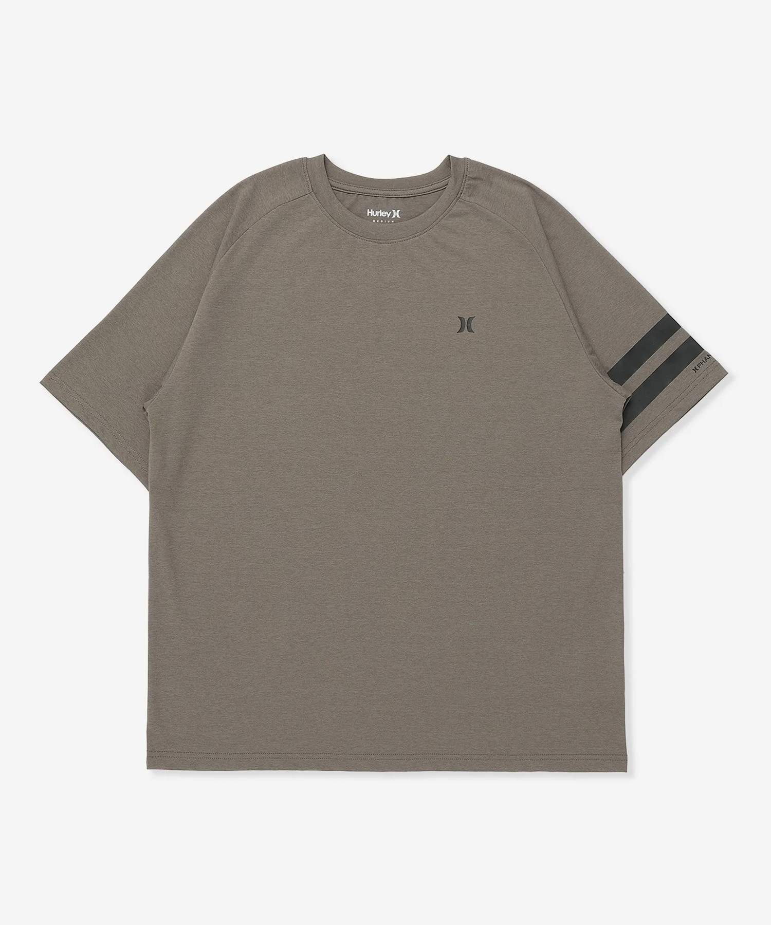 Hurley ハーレー 水着 ラッシュガード 半袖 Tシャツ メンズ UVカット 吸水速乾 水陸両用 MUSS251023(BKBK-M)