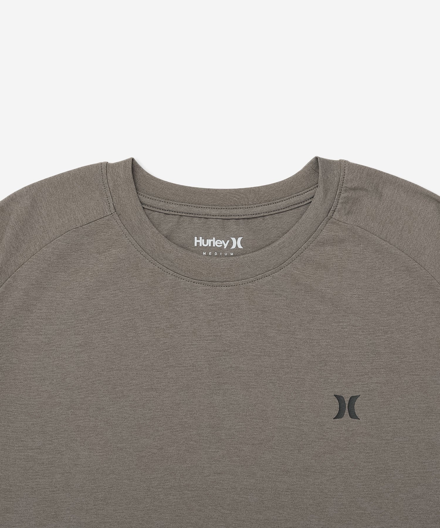 Hurley ハーレー 水着 ラッシュガード 半袖 Tシャツ メンズ UVカット 吸水速乾 水陸両用 MUSS251023(BKBK-M)