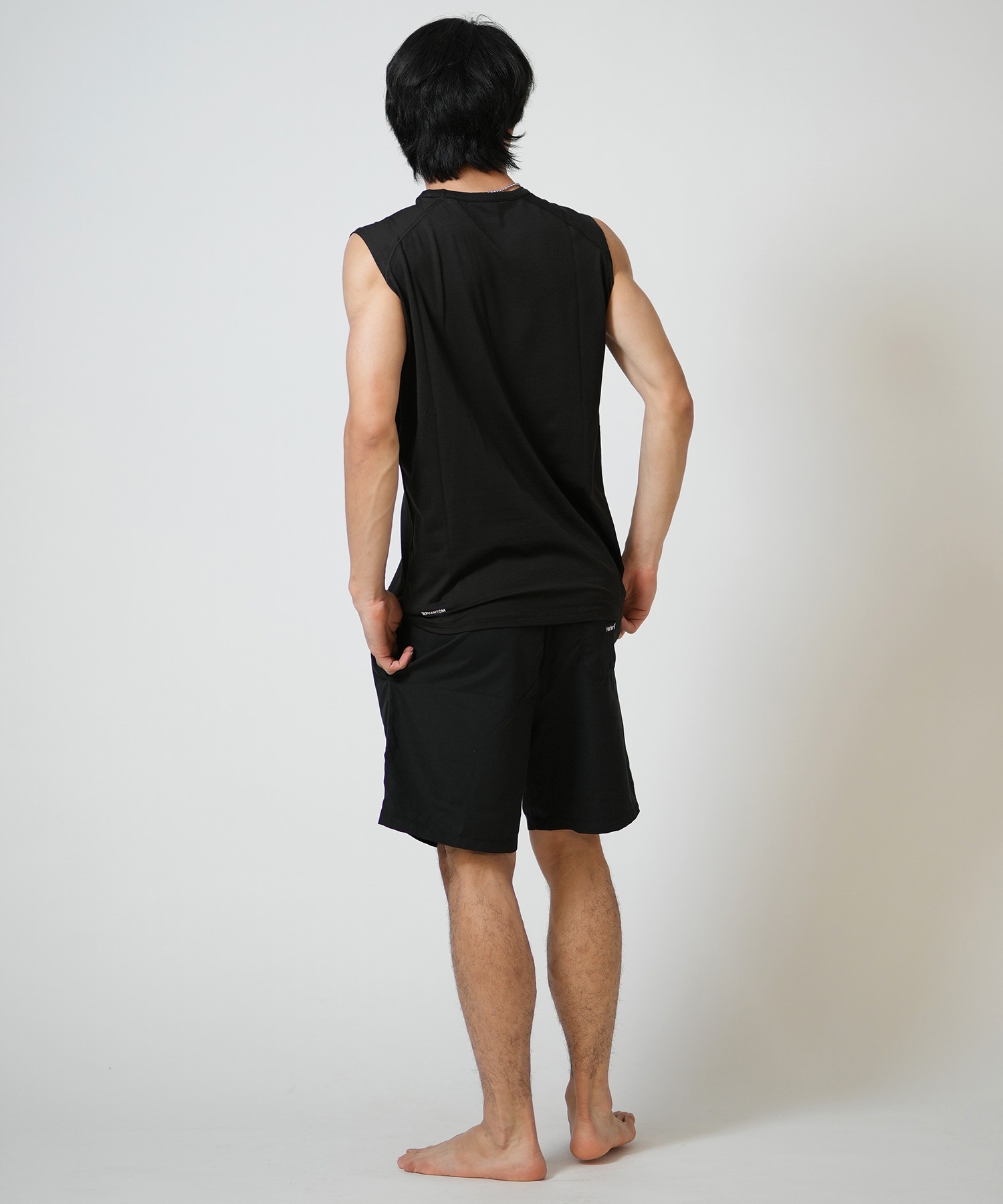 Hurley ハーレー 水着 ラッシュガード タンクトップ メンズ ストレッチ 疎水性 抗菌防臭 水陸両用 MASL26102P(WHT-M)