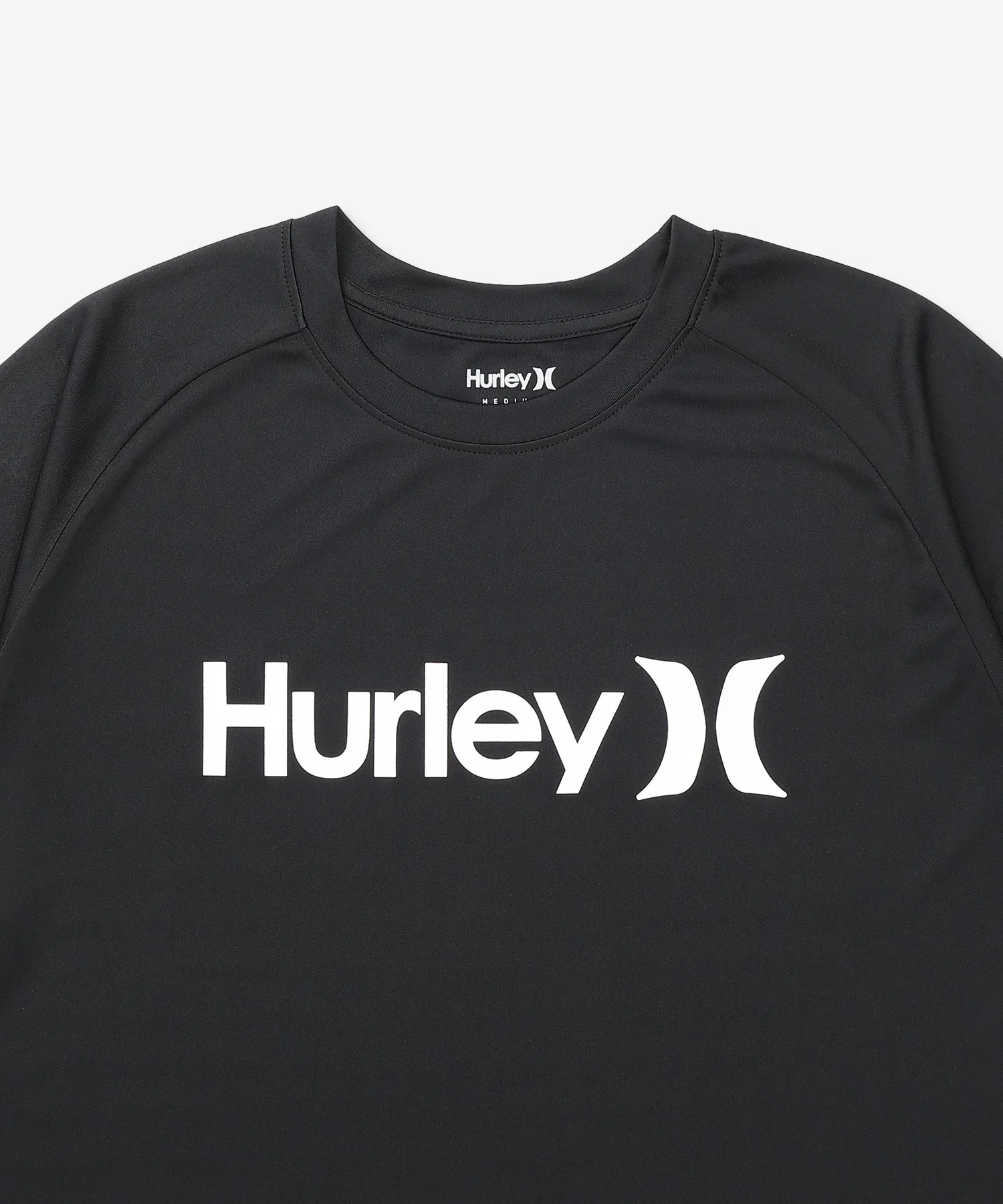 Hurley ハーレー 水着 ラッシュガード 半袖 Tシャツ メンズ UVカット 撥水 速乾 遮熱 MSRG261046(WHT-S)