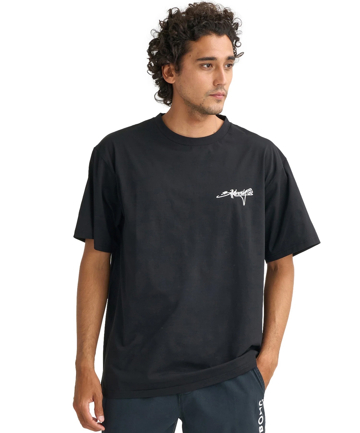 BILLABONG ビラボン 水着 ラッシュガード 半袖 Tシャツ メンズ 水陸両用 UVカット 吸水速乾 SURF FLEX TEE BG011859(BLK-M)