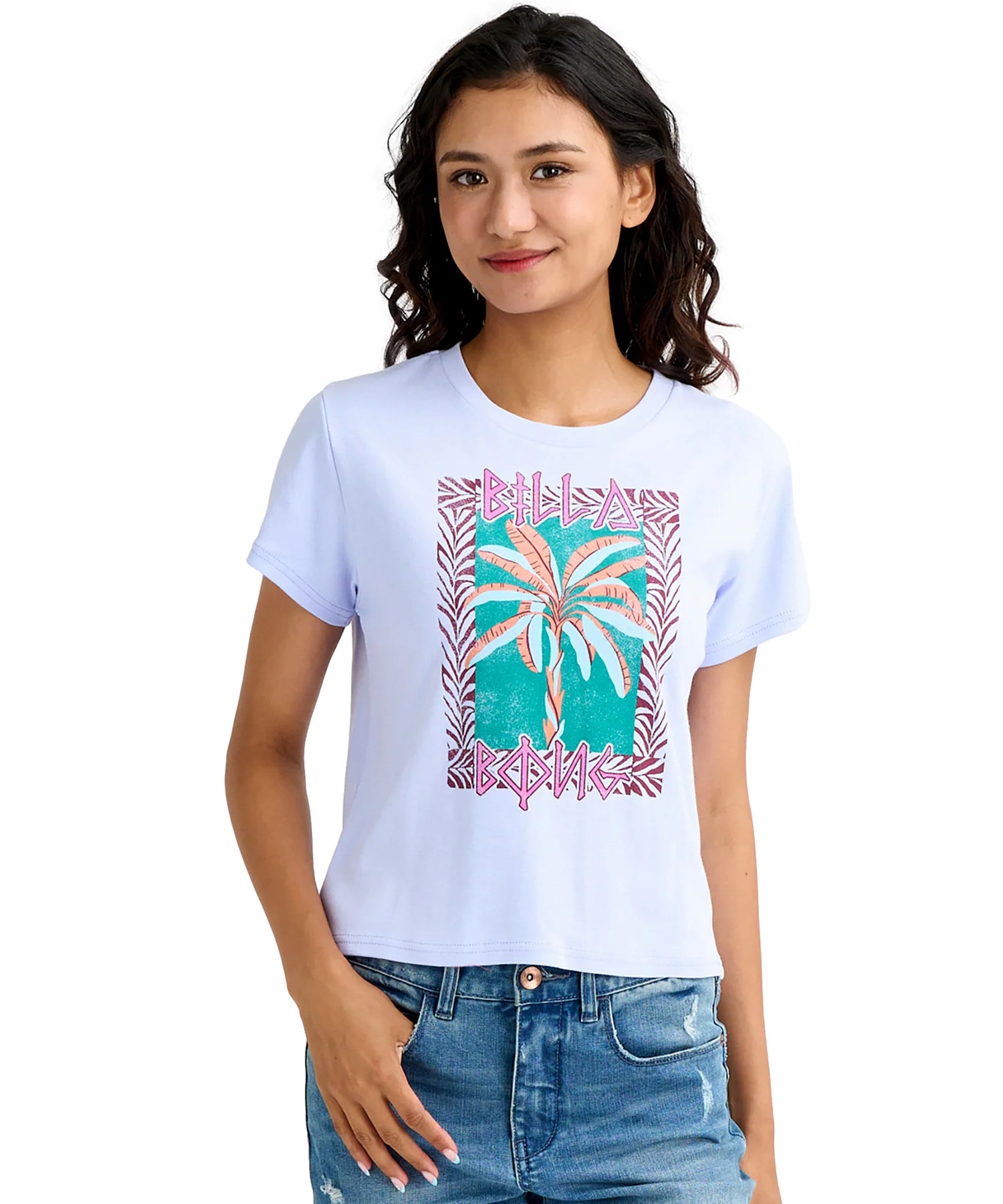 BILLABONG ビラボン 半袖 Tシャツ レディース GRAPHIC BABY FIT TEE BG013216(LPC1-M)