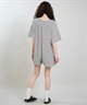 RIKKA FEMME リッカファム オールインワン ロンパース レディース パイル生地 ショート丈 吸水速乾 UVカット RF6S-1406(GRY-FREE)