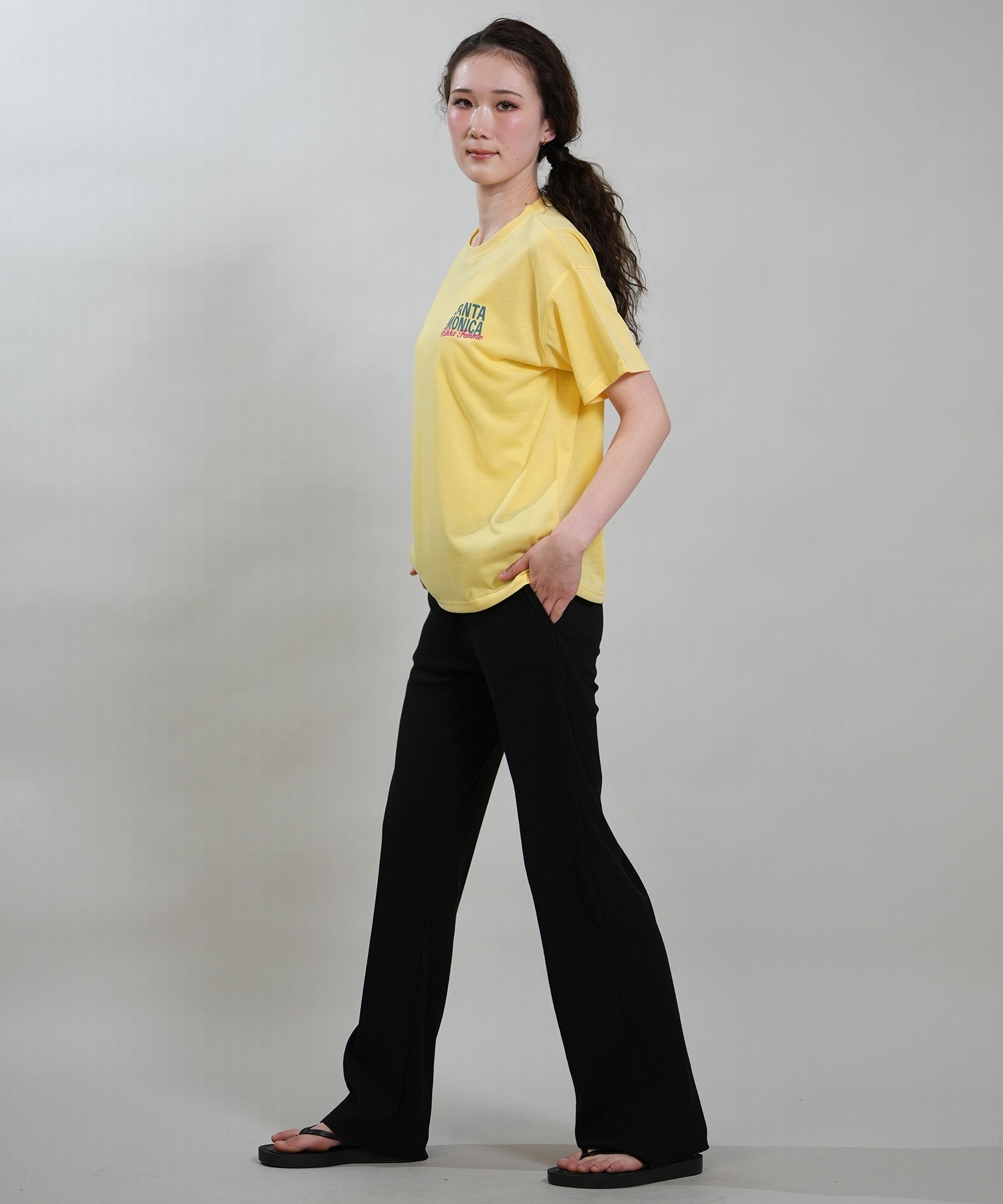 RIKKA FEMME リッカファム 半袖 Tシャツ レディース バックプリント 吸水速乾 UVカット RF6S-2102(WHT-SM)
