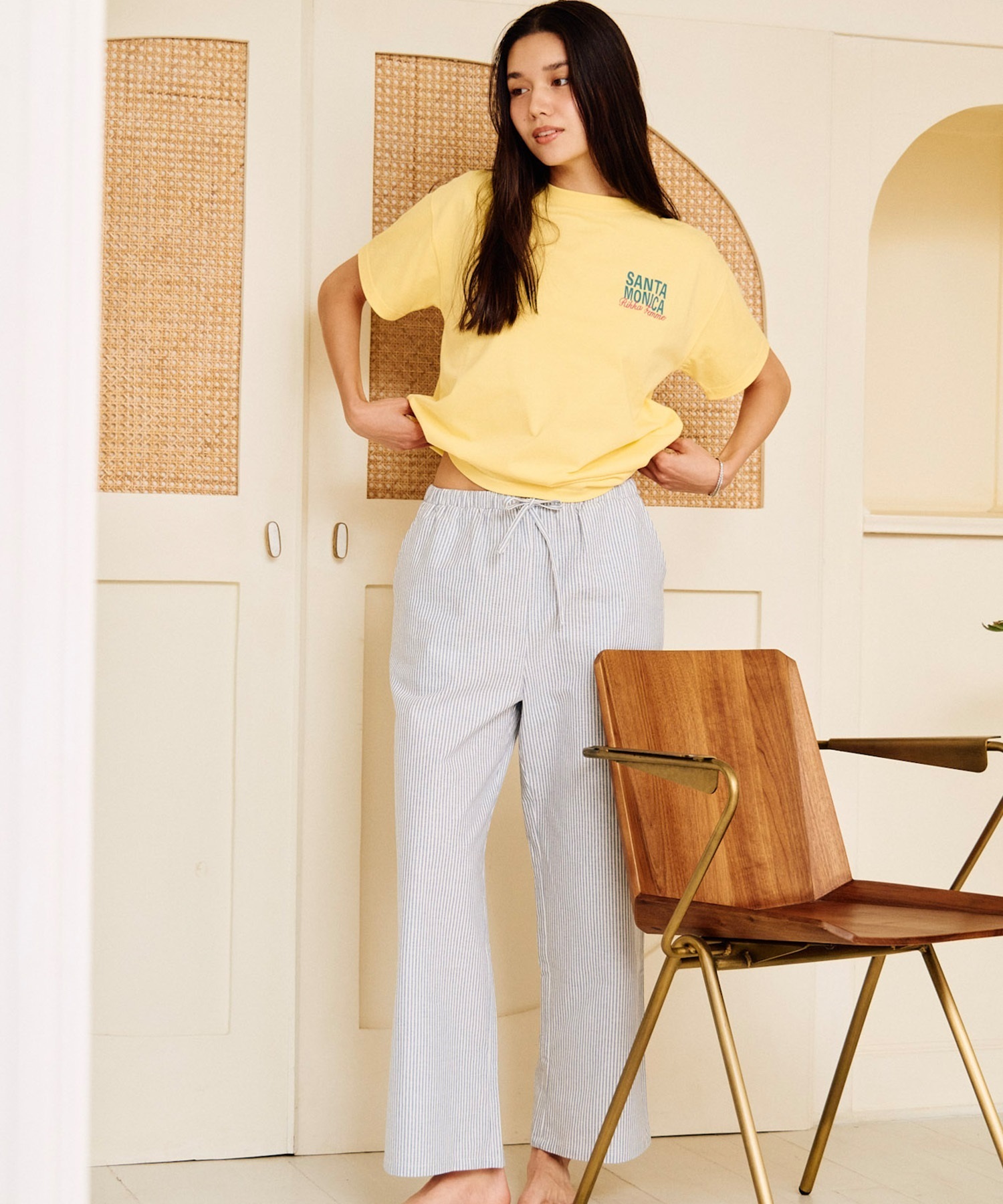 RIKKA FEMME リッカファム 半袖 Tシャツ レディース バックプリント 吸水速乾 UVカット RF6S-2102(WHT-SM)