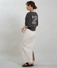 RIKKA FEMME リッカファム 半袖 Tシャツ レディース バックプリント 結びデザイン 吸水速乾 UVカット RF6S-2103(WHT-FREE)